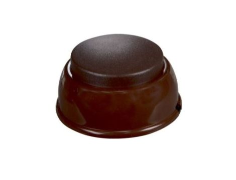 Wyłącznik nożny przelotowy, jednopozycyjny, zwierny, dwutorowy 16A 250V WN-2/16A/BRĄZ