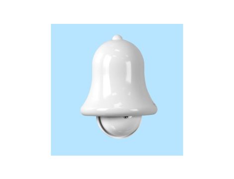 Dzwonek elektromechaniczny czaszowy Dzwon DM-1/8V BIAŁY