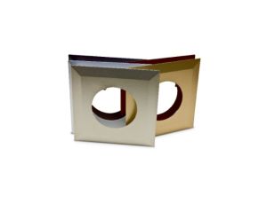 Osłona ściany pod wyłącznik podtynkowy OW-1 CZARNY