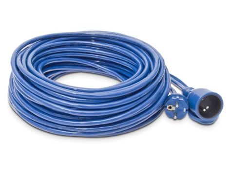 Przedłużacz specjalistyczny 1-gniazdo z/u 40m /H07BQ-F 3x1,5/ 16A niebieski