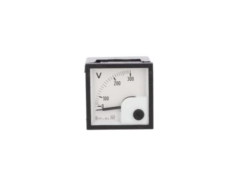 Woltomierz AC 48X48 pomiar bezp. 300V RQ48E AN15DDC300