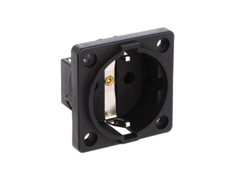 Gniazdo tablicowe P-NOVA+ czarne 16A 2P+Z SCHUKO 10584-0s