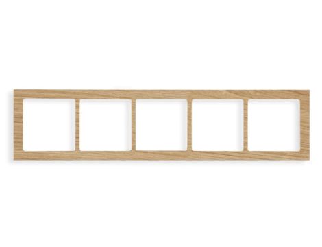 DECO Ramka pięciokrotna - drewno (dąb) dąb DRD-5F