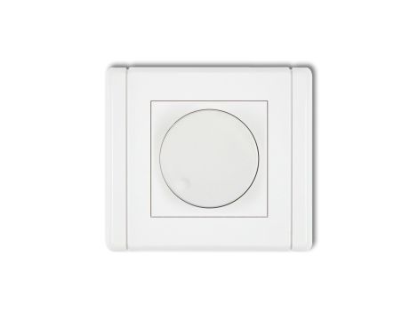 FLEXI Ściemniacz elektroniczny przyciskowo-obrotowy biały FRO-1