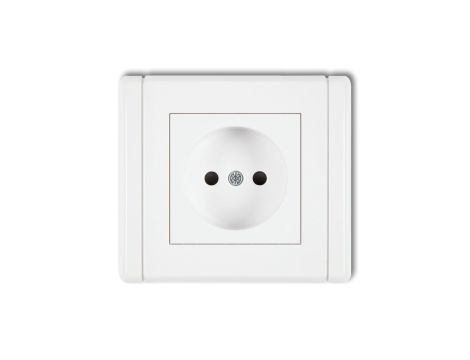 FLEXI Gniazdo pojedyncze b/u biały FGP-1p