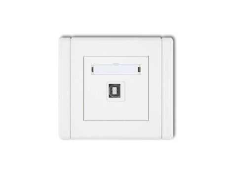 FLEXI Gniazdo pojedyncze USB-AB biały FGUSB-3