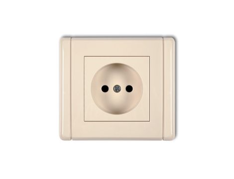 FLEXI Gniazdo pojedyncze b/u beżowy 1FGP-1p