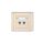 FLEXI Gniazdo telefoniczne podwójne 2xRJ11, 4-stykowe, beznarzędziowe beżowy 1FGT-2