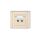 FLEXI Gniazdo telefoniczne pojedyncze 1xRJ11 + komputerowe pojedyncze 1xRJ45, kat. 5e, 8-stykowe, beznarzędziowe beżowy 1FGTK