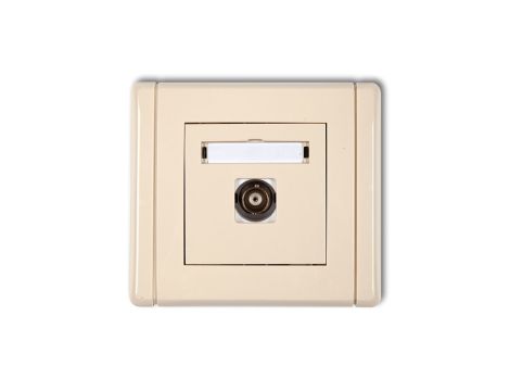 FLEXI Gniazdo pojedyncze BNC beżowy 1FGBNC-1