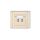 FLEXI Gniazdo podwójne 2xUSB-AA beżowy 1FGUSB-2