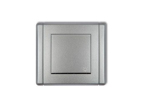 FLEXI Przycisk /światło/ srebrny metalik 7FWP-5