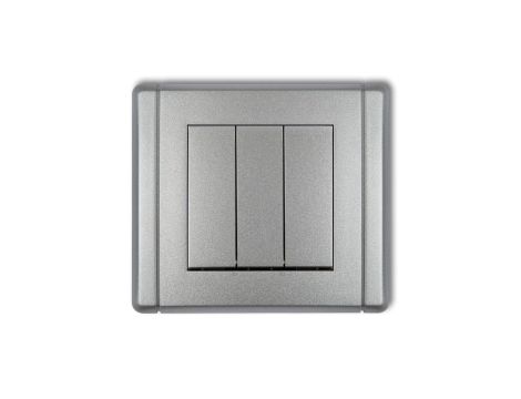 FLEXI Łącznik potrójny srebrny metalik 7FWP-7