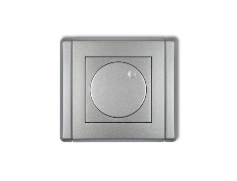 FLEXI Ściemniacz elektroniczny przyciskowo-obrotowy srebrny metalik 7FRO-1