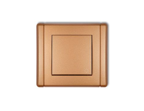FLEXI Przycisk /światło/ złoty metalik 8FWP-5