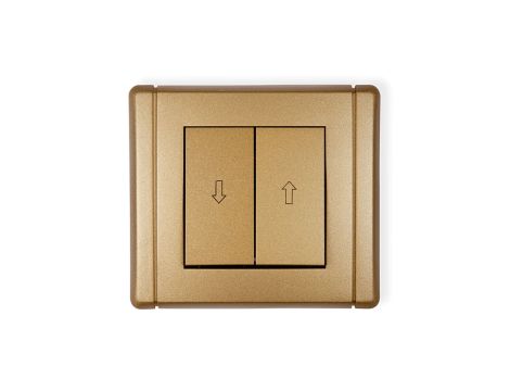 FLEXI Łącznik żaluzjowy złoty metalik 8FWP-8