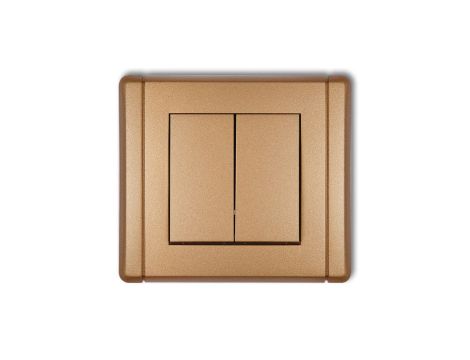 FLEXI Przycisk dwubiegunowy złoty metalik 8FWP-44.2