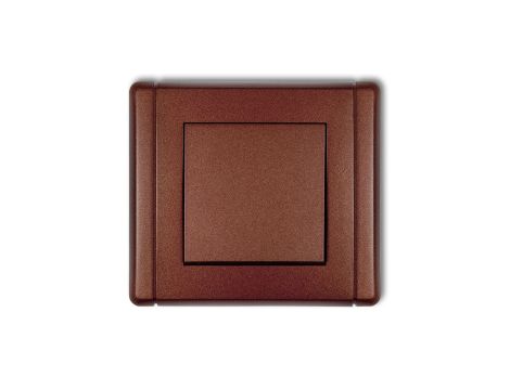 FLEXI Przycisk jednobiegunowy brązowy metalik 9FWP-4.1