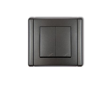 FLEXI Łącznik podwójny schodowy grafitowy 11FWP-33