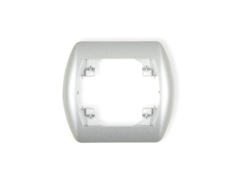 TREND Ramka pozioma pojedyncza srebrny metalik 7RH-1