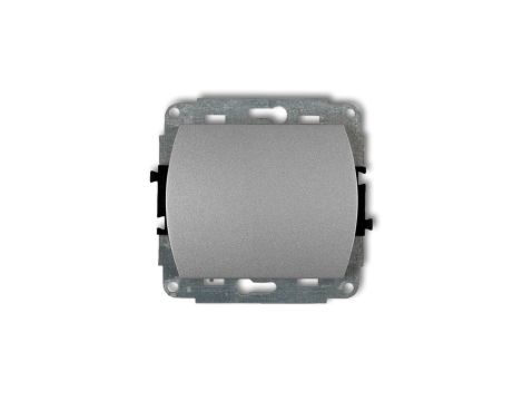 TREND Przycisk jednobiegunowy srebrny metalik 7WP-4.1