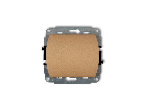 TREND Łącznik jednobiegunowy złoty metalik 8WP-1