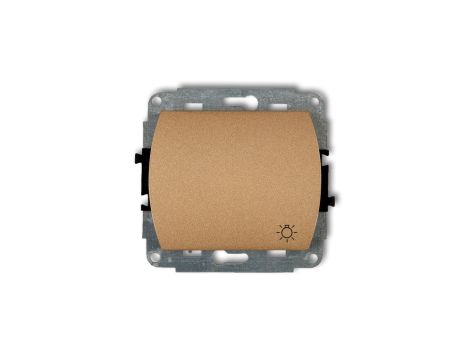 TREND Przycisk /światło/ złoty metalik 8WP-5