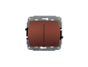 TREND Łącznik podwójny schodowy brĄzowy metalik 9WP-33