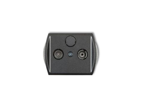 TREND Gniazdo antenowe RTV przelotowe 9dB grafitowy 11G9P