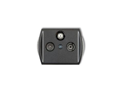 TREND Gniazdo antenowe RTV-SAT końcowe 1,5dB grafitowy 11GS