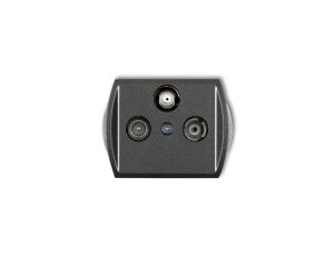 TREND Gniazdo antenowe RTV-SAT przelotowe 10dB grafitowy 11GSP