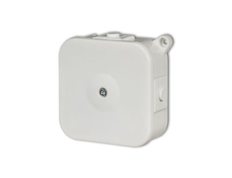 Puszka instalacyjna hermetyczna bez złączek 80x80mm biały PHS-2