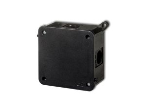 Puszka instalacyjna hermetyczna bez złączek 100x100mm czarny 12PHS-5