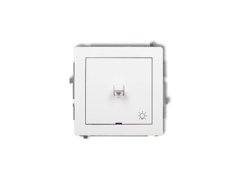 DECO Przycisk /światło/ w stylu amerykańskim biały DWPUS-5