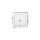 DECO Przycisk /światło/ w stylu amerykańskim biały DWPUS-5
