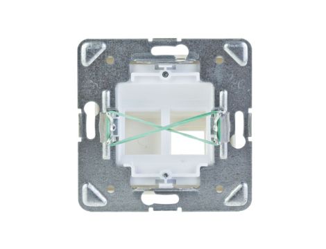 IMPRESJA Obudowa gniazda komputerowego pojedynczego skośna ecru GPK-1YS/p/27