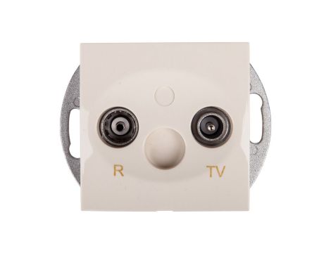 Simon 54 Gniazdo antenowe RD/TV końcowe kremowe DAZ.01/41