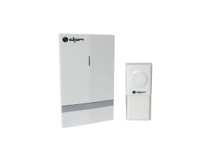 Dzwonek bezprzewodowy bezbateryjny, odbiornik 230V, biały WF538W