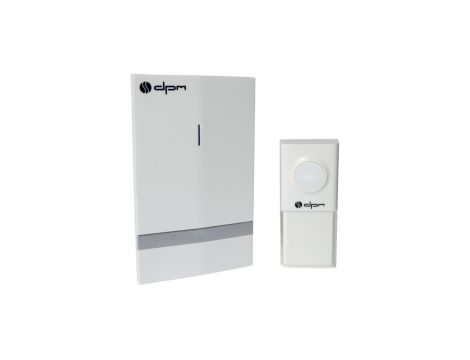 Dzwonek bezprzewodowy bezbateryjny, odbiornik 230V, biały WF538W