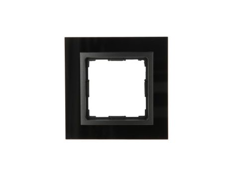 VENA2 Ramka pojedyncza szkło Xglass akrylowe czarny + antracyt 5209181