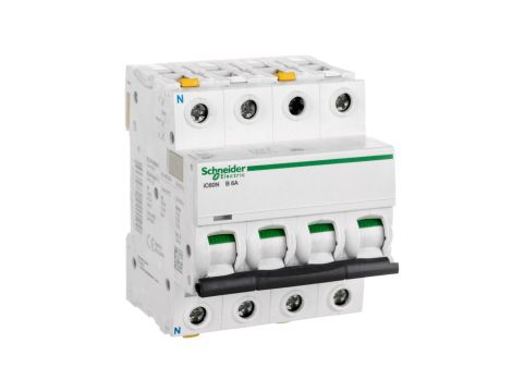 Wyłącznik nadprądowy 3P+N B 6A 6kA AC iC60N-B6-3N A9F03706