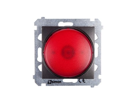 Simon 54 Sygnalizator świetlny LED czerwone światło antracyt DSS2.01/48