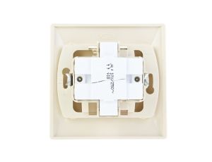 AKCENT Łącznik schodowy + pojedynczy beżowy ŁP-9A/01