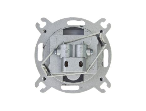 KARO Gniazdo antenowe RTV przelotowe 10dB czekoladowy metalik GPA-10SP/m/40