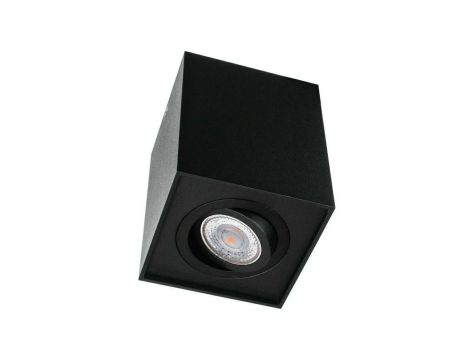 Oprawa sufitowa natynkowa INDI Gu10 230V sand black / czarna piaskowana 97x97x124