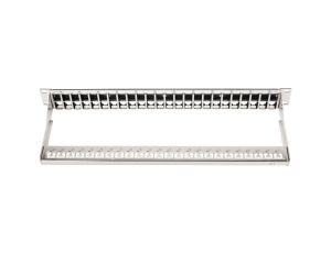 Patch panel pusty 19 cali 48x1U keystone 1U czarny (RAL 9005) DN-91424