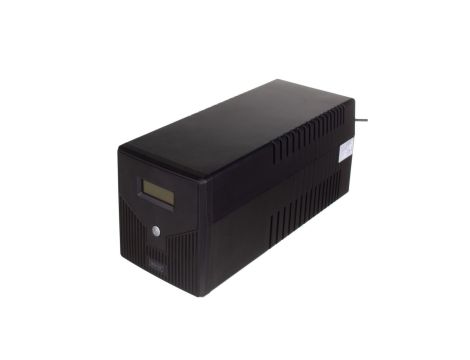Zasilacz awaryjny UPS Line-Ineractive LCD 1000VA/600W 2x12V/7Ah AVR 4xSCHUKO USB RS232 RJ45 DN-170074