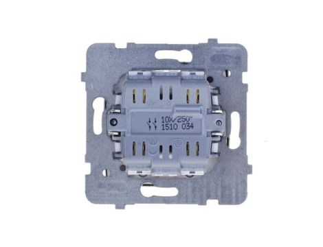 KARO Przycisk podwójny zwierny czekoladowy metalik ŁP-17S/m/40