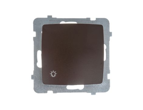 KARO Przycisk /światło/ czekoladowy metalik ŁP-5S/m/40