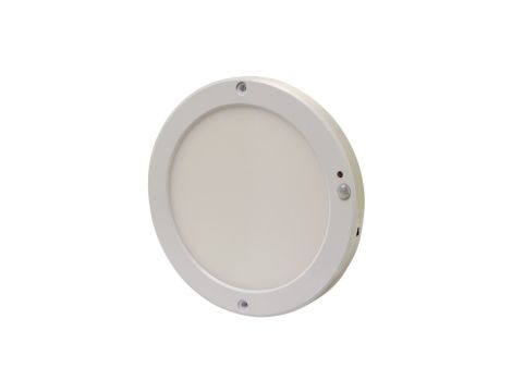 Plafoniera LED z czujnikiem ruchu i zmierzchowym 18W 1500lm 4000K biały IP40 CL4-CNB-18W